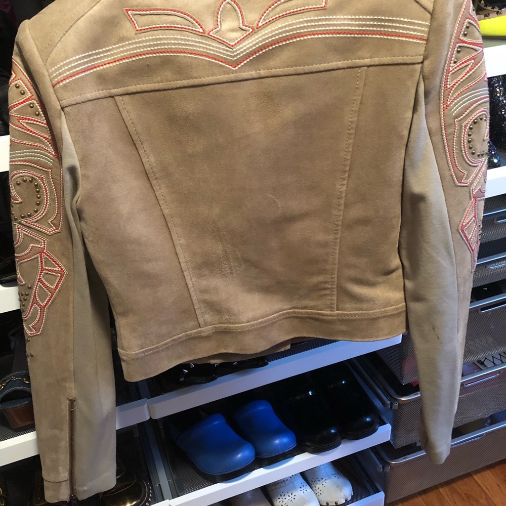 Bcbg Maxaria suede jacket (brand new) xs